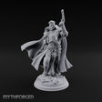 Unimpressed by Bones Underfoot Human Pistol Officer in Skull-Badged Greatcoat and Cape