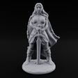 Hands On Hips Human Fighter B Miniature for Dungeons and Dragons, Pathfinder or other TTRPGs