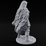Hands On Hips Human Fighter B Miniature for Dungeons and Dragons, Pathfinder or other TTRPGs