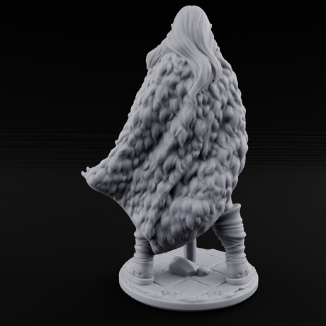 Hands On Hips Human Fighters Miniature for Dungeons and Dragons, Pathfinder or other TTRPGs