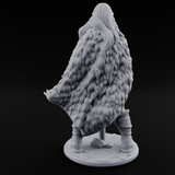Hands On Hips Human Fighter B Miniature for Dungeons and Dragons, Pathfinder or other TTRPGs