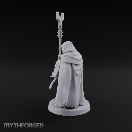 Ammo Draped Fork Staff Gripping Human Monk gallery 11