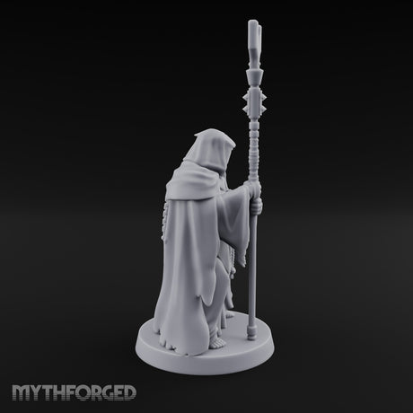 Ammo Draped Fork Staff Gripping Human Monk gallery 5