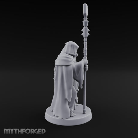 Ammo Draped Fork Staff Gripping Human Monk gallery 6