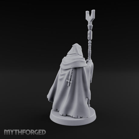 Ammo Draped Fork Staff Gripping Human Monk gallery 7