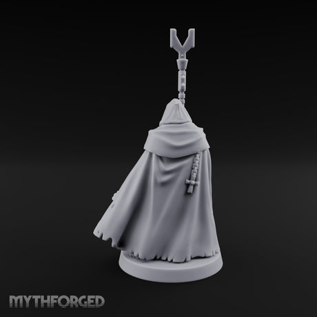 Ammo Draped Fork Staff Gripping Human Monk gallery 9
