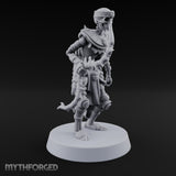 Dust and Sandstone Silence Skeleton Warrior A — Bow & Arrows