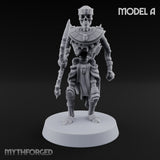 Dust and Sandstone Silence Skeleton Warrior A — Bow & Arrows