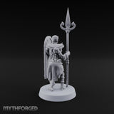 Dust and Sandstone Silence Skeleton Warrior A — Spear & Shield