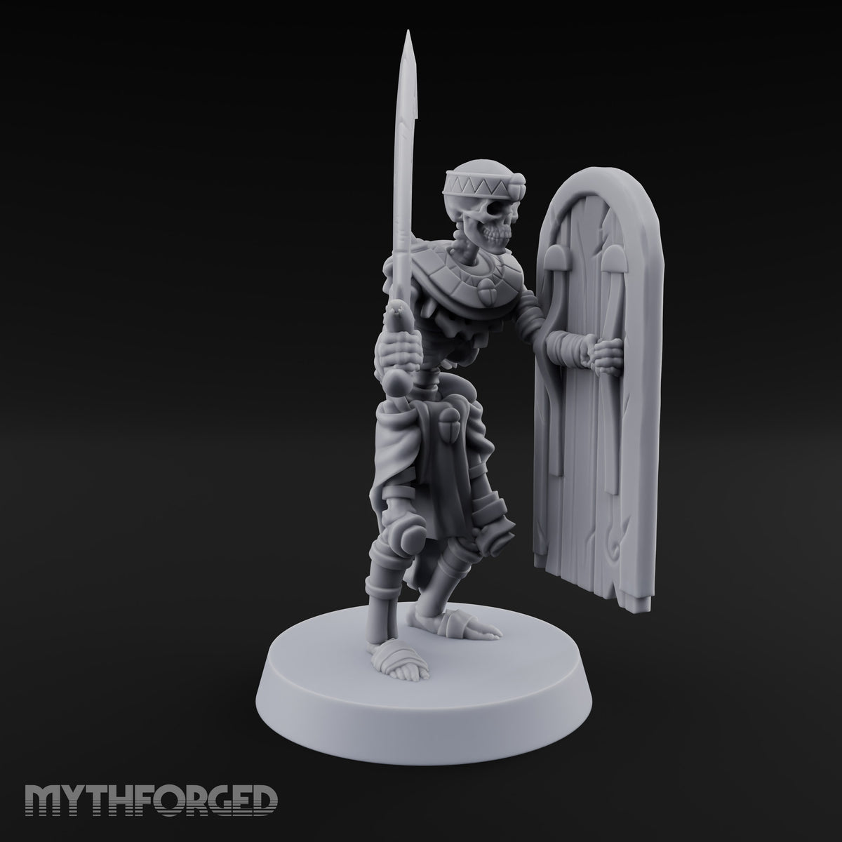 Dust and Sandstone Silence Skeleton Warriors — A · Sword & Shield + Sword & Shield