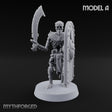 Dust and Sandstone Silence Skeleton Warrior A — Sword & Shield