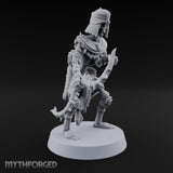 Dust and Sandstone Silence Skeleton Warrior B — Bow & Arrows