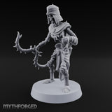 Dust and Sandstone Silence Skeleton Warrior B — Bow & Arrows