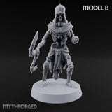 Dust and Sandstone Silence Skeleton Warrior B — Bow & Arrows