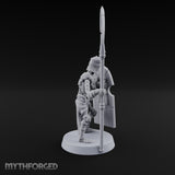 Dust and Sandstone Silence Skeleton Warriors — B · Spear & Shield + Spear & Shield