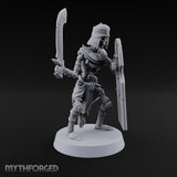 Dust and Sandstone Silence Skeleton Warriors — B · Sword & Shield + Sword & Shield