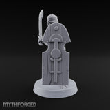 Dust and Sandstone Silence Skeleton Warrior B — Sword & Shield