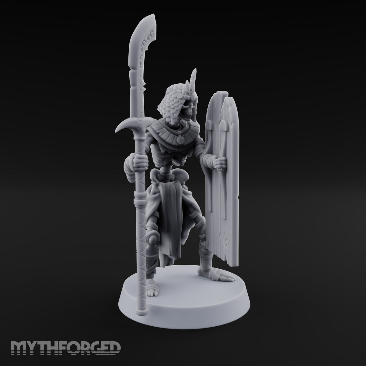 Dust and Sandstone Silence Skeleton Warriors — C · Spear & Shield + Spear & Shield
