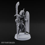 Dust and Sandstone Silence Skeleton Warrior C — Spear & Shield