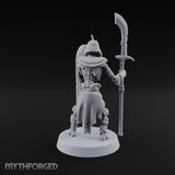 Dust and Sandstone Silence Skeleton Warrior C — Spear & Shield