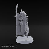 Dust and Sandstone Silence Skeleton Warrior C — Spear & Shield