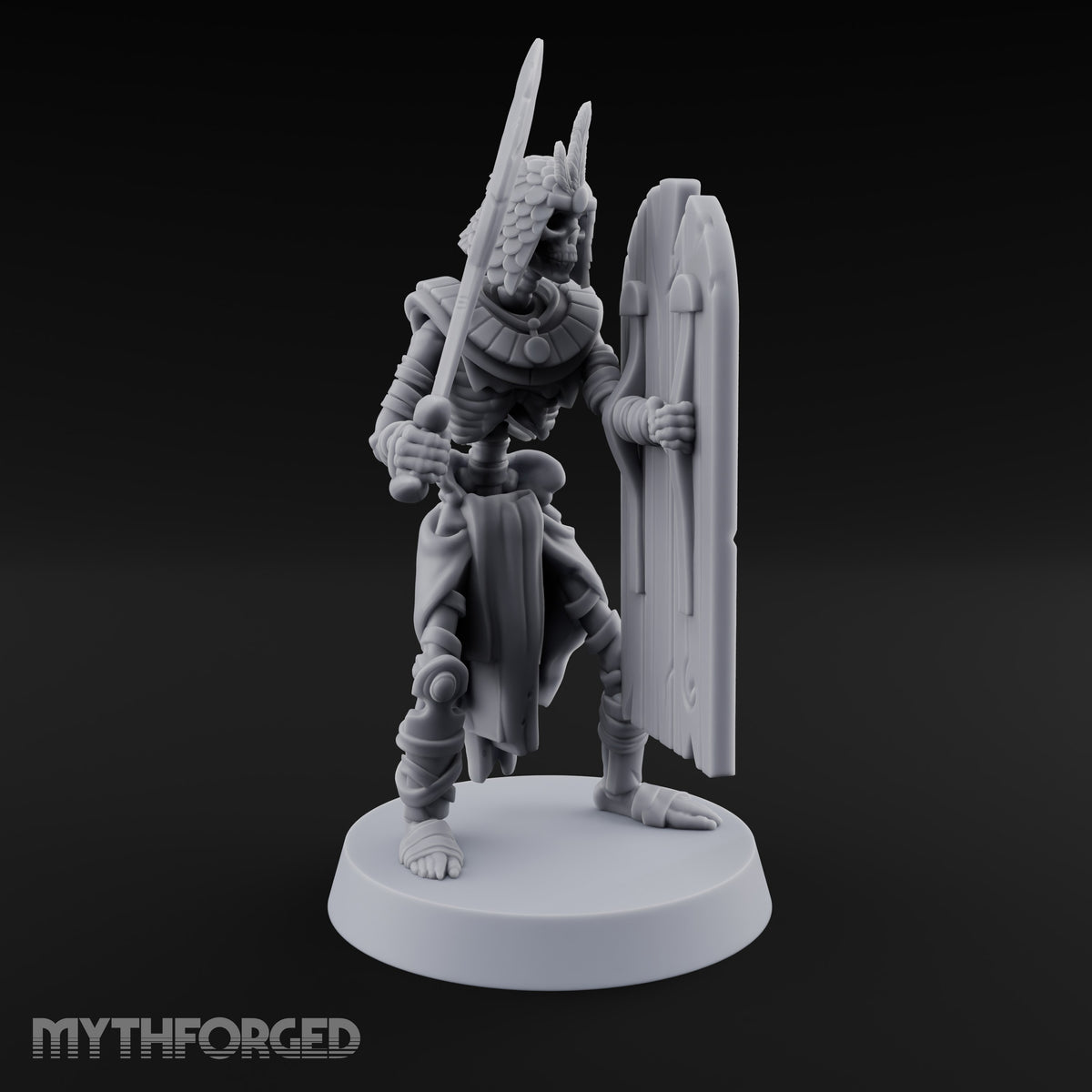 Dust and Sandstone Silence Skeleton Warriors — C · Sword & Shield + Sword & Shield
