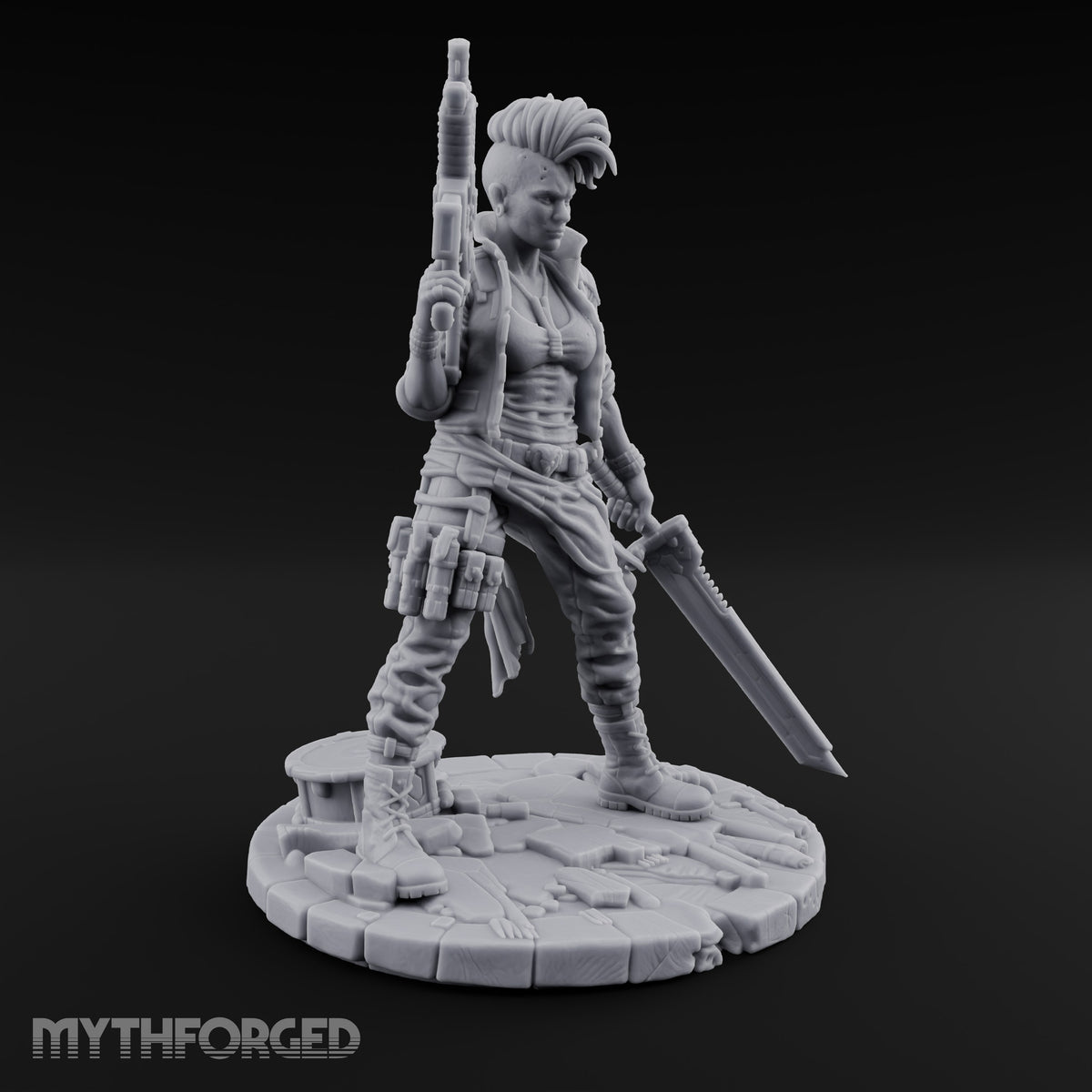 Loaded Barrels Human Mercenary J
