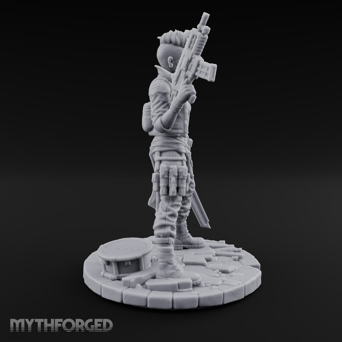 Loaded Barrels Human Mercenary J