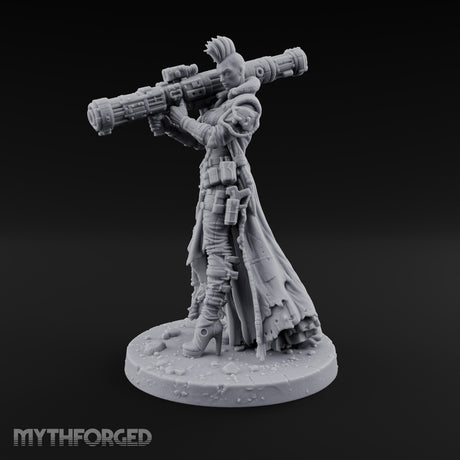 Loaded Barrels Human Mercenary L