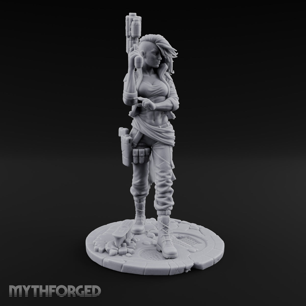 Loaded Barrels Human Mercenary B