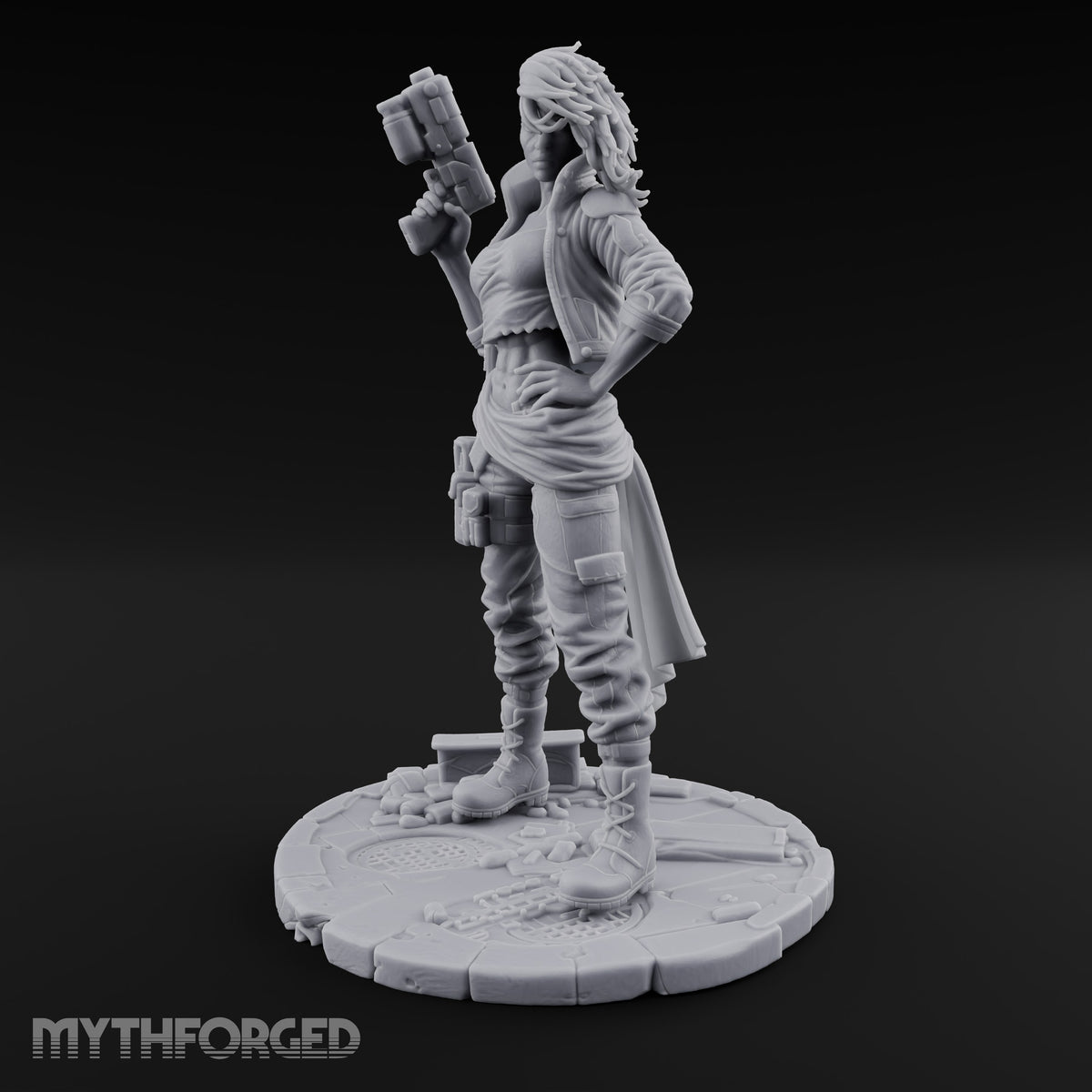 Loaded Barrels Human Mercenary C