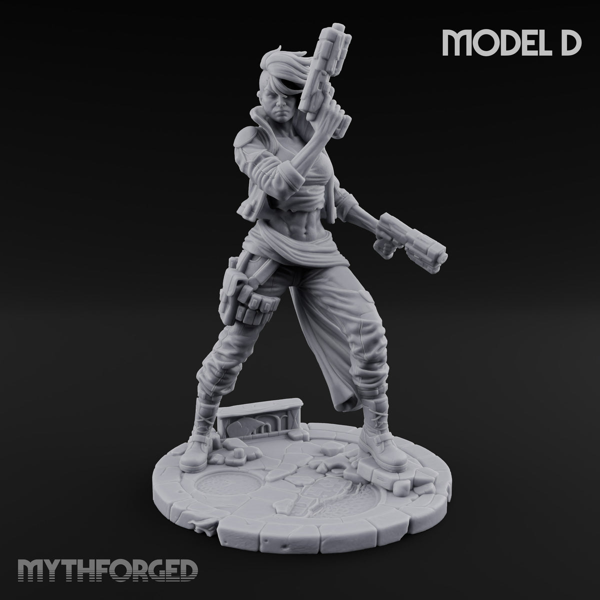 Loaded Barrels Human Mercenary D