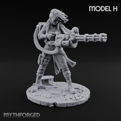 Loaded Barrels Human Mercenaries — H