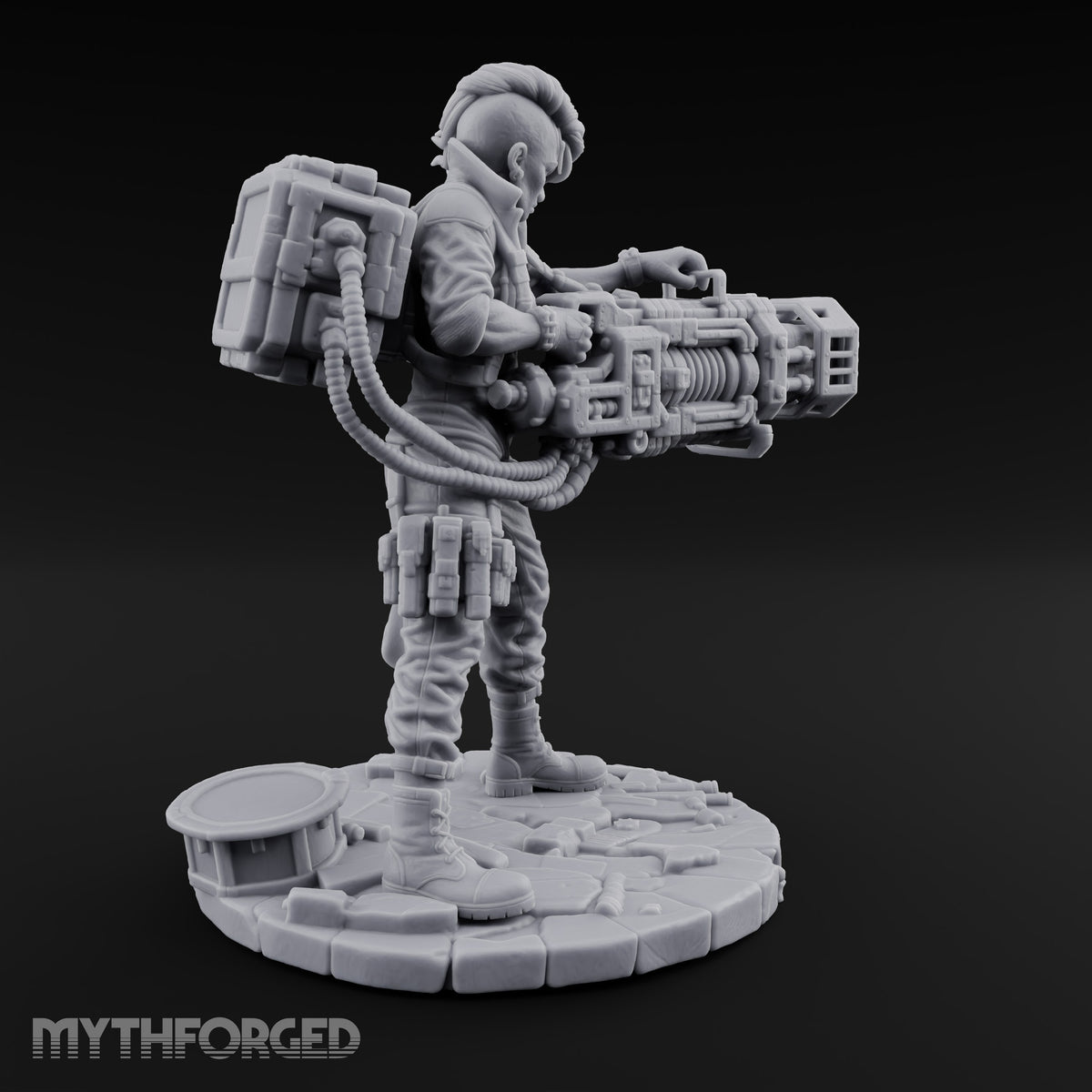 Loaded Barrels Human Mercenary I