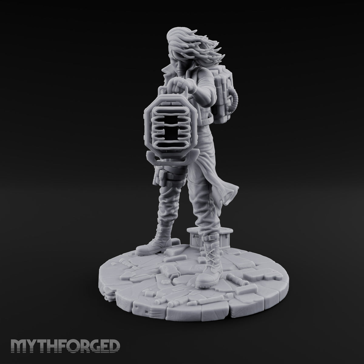 Loaded Barrels Human Mercenary I