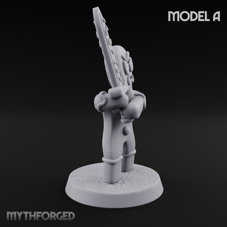 Angry Brawling Gingerbread Warrior A Miniature for Dungeons and Dragons, Pathfinder or other TTRPGs