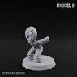 Angry Brawling Gingerbread Warrior B Miniature for Dungeons and Dragons, Pathfinder or other TTRPGs
