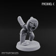 Angry Brawling Gingerbread Warrior C Miniature for Dungeons and Dragons, Pathfinder or other TTRPGs