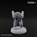 Angry Brawling Gingerbread Warrior C Miniature for Dungeons and Dragons, Pathfinder or other TTRPGs