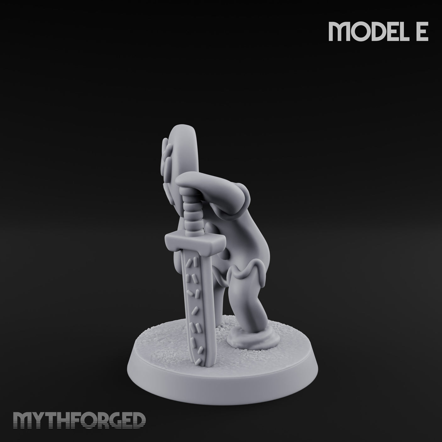 Angry Brawling Gingerbread Warrior E Miniature for Dungeons and Dragons, Pathfinder or other TTRPGs