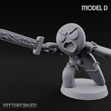 Angry Brawling Gingerbread Warriors Miniature for Dungeons and Dragons, Pathfinder or other TTRPGs