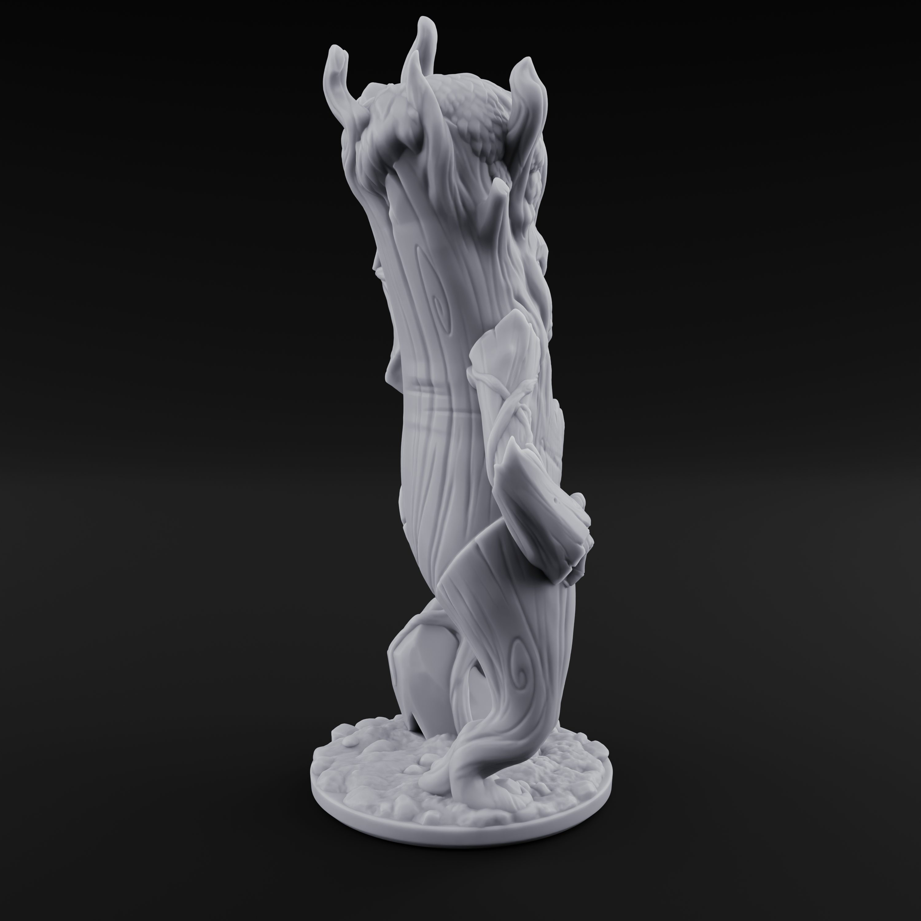 Branches Raised Triumphant Treant Warden Miniature for Dungeons and Dragons, Pathfinder or other TTRPGs