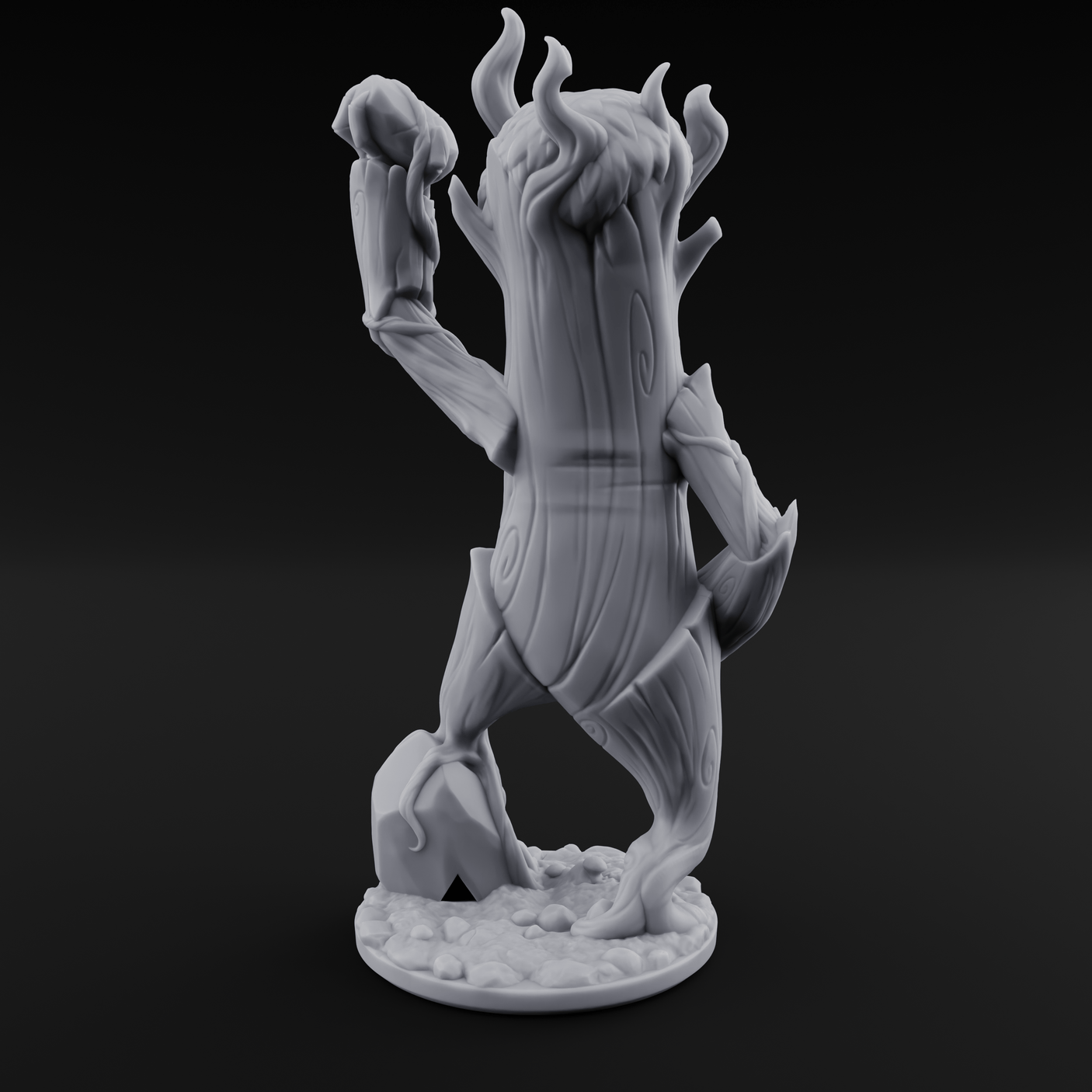Branches Raised Triumphant Treant Warden Miniature for Dungeons and Dragons, Pathfinder or other TTRPGs