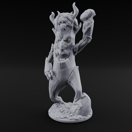 Branches Raised Triumphant Treant Warden Miniature for Dungeons and Dragons, Pathfinder or other TTRPGs