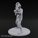 Ankh Brandishing Human Fanatic Miniature for Dungeons and Dragons, Pathfinder or other TTRPGs