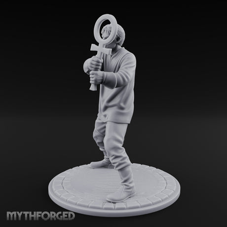 Ankh Brandishing Human Fanatic Miniature for Dungeons and Dragons, Pathfinder or other TTRPGs