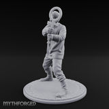 Ankh Brandishing Human Fanatic Miniature for Dungeons and Dragons, Pathfinder or other TTRPGs