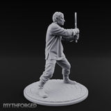 Ankh Brandishing Human Fanatic Miniature for Dungeons and Dragons, Pathfinder or other TTRPGs