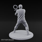 Ankh Brandishing Human Fanatic Miniature for Dungeons and Dragons, Pathfinder or other TTRPGs