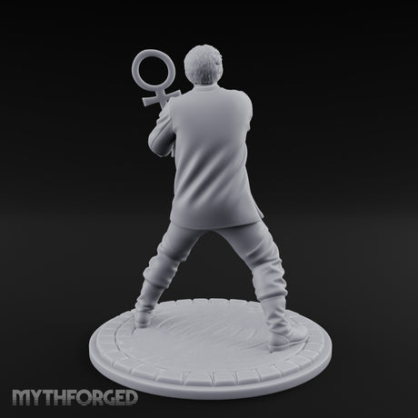Ankh Brandishing Human Fanatic Miniature for Dungeons and Dragons, Pathfinder or other TTRPGs